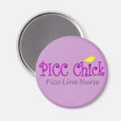 PICC Chick---PICC LINE挿入ナースギフト マグネット (正面/裏面)