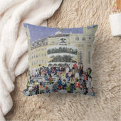Piccadillyの雪場面 クッション (ブランケット)