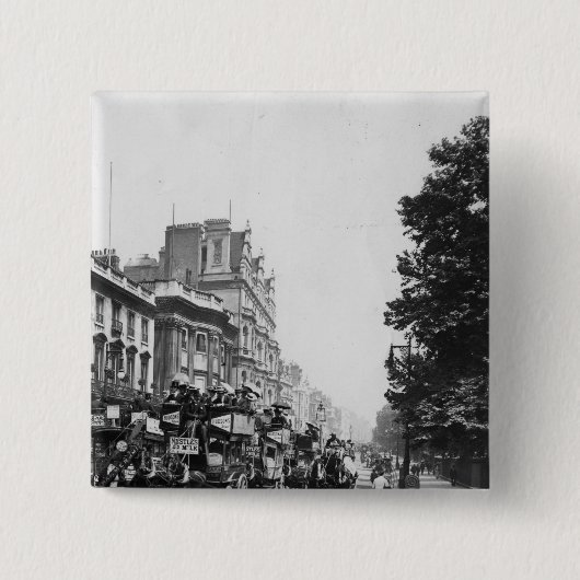 Piccadilly、ロンドン 缶バッジ (正面)