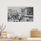 Piccadilly Circusのビュー， c.1900 ポスター (キッチン)