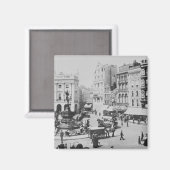 Piccadilly Circusのビュー, c.1900 マグネット (正面/裏面)