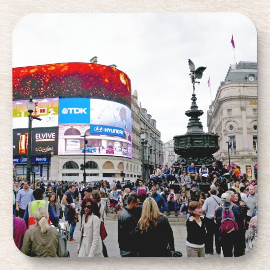Piccadilly Circus -プロフェッショナル写真 コースター (正面)
