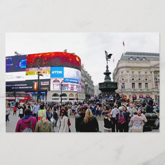 Piccadilly Circus -プロフェッショナル写真 便箋 (正面)
