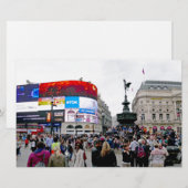 Piccadilly Circus -プロフェッショナル写真 便箋 (正面/裏面)