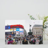 Piccadilly Circus -プロフェッショナル写真 便箋 (スタンド正面)