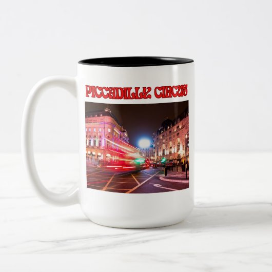 Piccadilly Circus 15 oz. Two Tone Mug ツートーンマグカップ (左)