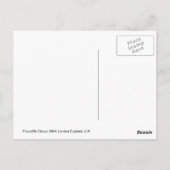 Piccadilly Circus London 1904、イギリス ポストカード (裏面)