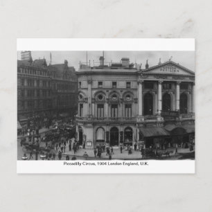 Piccadilly Circus London 1904、イギリス ポストカード