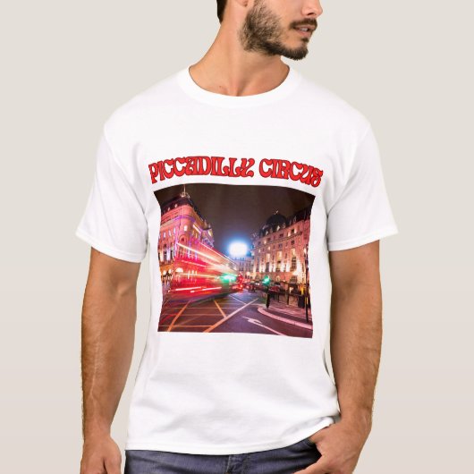 Piccadilly Circus Men's T-Shirt Tシャツ (正面)