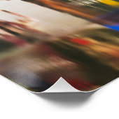 Piccadilly circus on a rainy day ポスター (コーナー)