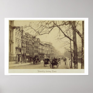 Piccadilly facing East, (sepia photo) ポスター