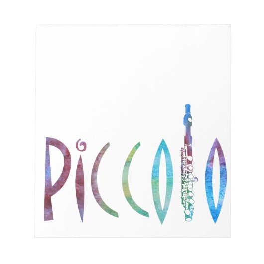 Piccoloスクリプト ノートパッド (正面)