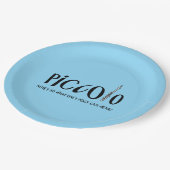 Piccolo Notesが高いTシャツ ペーパープレート (アングル)