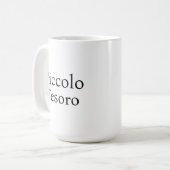 Piccolo Tesoro Chic Baby Shower Keepsake コーヒーマグカップ (正面左)