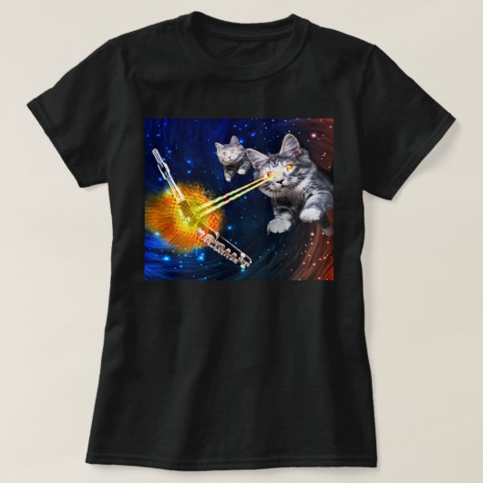 Piccolo vs.レーザー猫 tシャツ (デザイン正面)