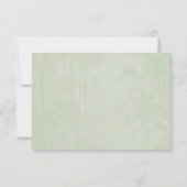 Pichwai応答カードまたはインディアン結婚式RSVPカード 出欠カード (裏面)