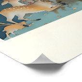 Pichwai Indian Art Print Mythical Forest Dance ポスター (角)