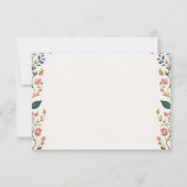 Pichwai Indian Elegant Wedding 出欠カード (裏面)