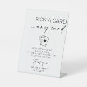 Pick A Card Any Card Guestbook 台座サイン (正面)