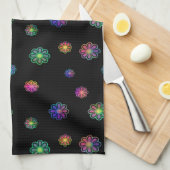 Pick a Posy Custom Background  キッチンタオル (四つ折り)