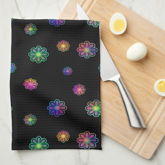 Pick a Posy Custom Background  キッチンタオル (四つ折り)