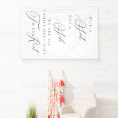 Pick a Seat Not a Side Wedding Ceremony Sign 横断幕 (インサイチュ)