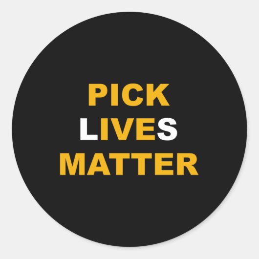 Pick Livesステッカー ラウンドシール (正面)