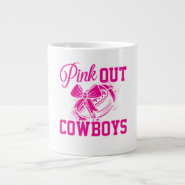 Pick Out Cowboys Rugby ジャンボコーヒーマグカップ