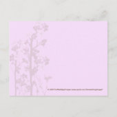 PICK-YOUR-COLOR日本の フローラ日付の保存 案内ポストカード (裏面)