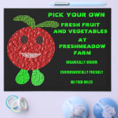 Pick Your Own Fruit and Veg Customizable Flyer チラシ (シングル)