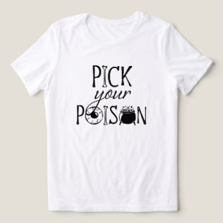 Pick Your Poison | おもしろい魔法使いのユーモア ハロウィン トライブレンドTシャツ