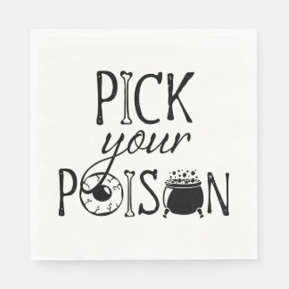 Pick Your Poison | ハロウィンの魔女 スタンダードランチョンナプキン