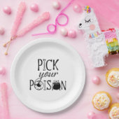 Pick Your Poison | ハロウィンの魔女 ペーパープレート (パーティー)