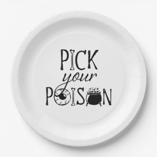 Pick Your Poison | ハロウィンの魔女 ペーパープレート