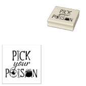 Pick Your Poison | ハロウィンの魔女 ラバースタンプ (押印)