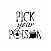 Pick Your Poison | ハロウィンの魔女 ラバースタンプ (インプリント)