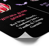 Pick Your Poison Halloween 2 Cocktail Menu  ポスター (角)