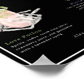 Pick Your Poison Skeleton新郎新婦カクテル ポスター (角)