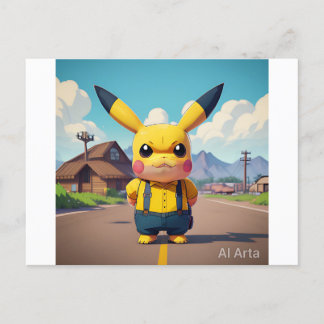 Pickachu Postkarte ポストカード