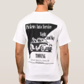 Pickensの車のなサービス Tシャツ (裏面)