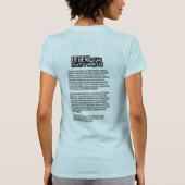 PICKETTモンスター- 4正方形- 3Dガラス Tシャツ (裏面)