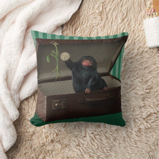 Pickett & Teddy in Briefcase クッション (ブランケット)