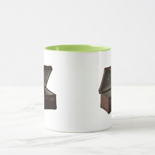 Pickett & Teddy in Briefcase マグカップ (中央)