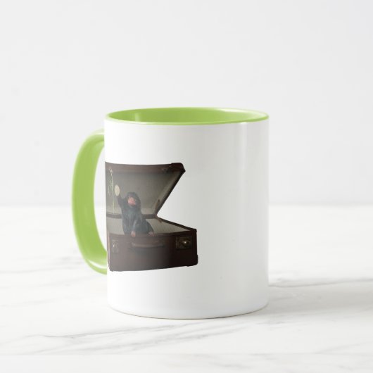 Pickett & Teddy in Briefcase マグカップ (正面左)
