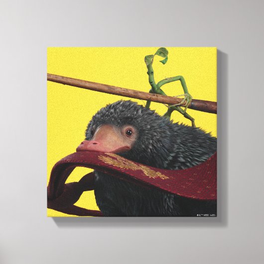 Pickett & Teddy With Wand and Tie キャンバスプリント (正面)