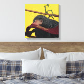 Pickett & Teddy With Wand and Tie キャンバスプリント (インサイチュ (寝室))