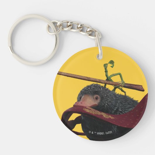 Pickett & Teddy With Wand and Tie キーホルダー (正面)