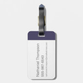 PICKETT™ The BOWTRUCKLE™グラフィック ラゲッジタグ (裏面縦)