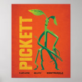 Pickett Vintage Graphic ポスター (正面)