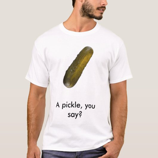 pickle_001のAのピクルスと、言いますか。 Tシャツ (正面)
